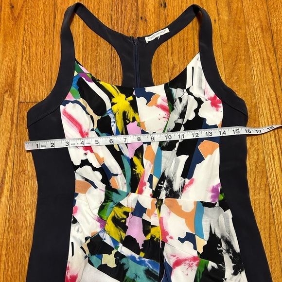 Rebeccaminkoff Colorful Above Knee Silk  Dress Size 4 Small - Picture 4 of 7